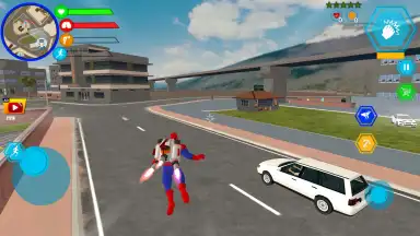 Captura de tela de Spider Rope Hero Man 1