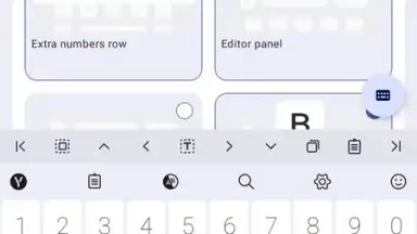 Captura de tela de Yandex Keyboard 12