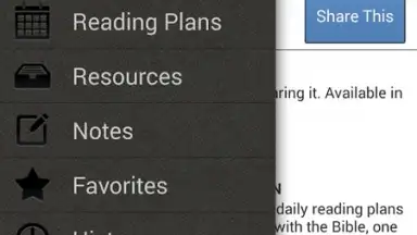 Captura de tela de Bible Gateway 9