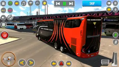 Captura de tela de Bus Driving: Real City Bus 7