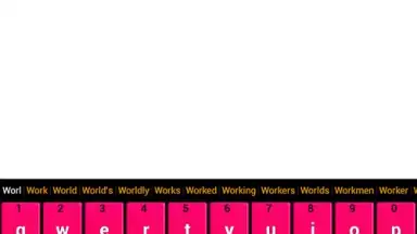 Captura de tela de Pink Keyboard 16