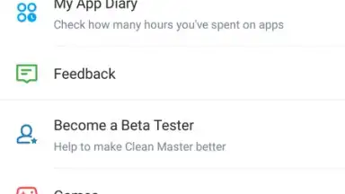 Captura de tela de Clean Master 8