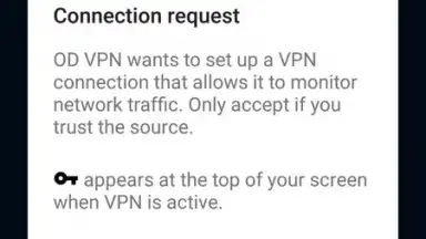 Captura de tela de OD VPN 2