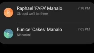 Captura de tela de Samsung Messages 5