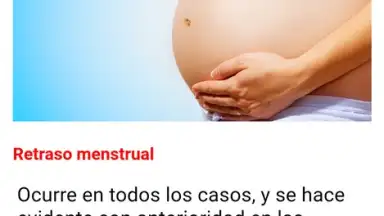 Captura de tela de Saber si estoy embarazada 2