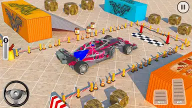 Captura de tela de Modern Car Parking Car Driving Games 4