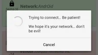 Captura de tela de WiFi Dumpper 4