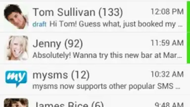 Captura de tela de mysms - SMS anywhere 3