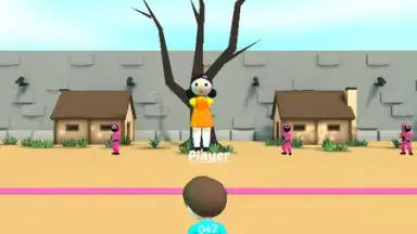 Captura de tela de Pink Game: Squid, Fish Game 4