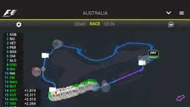 Captura de tela de Official F1 ® App 9