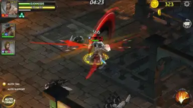 Captura de tela de Ultimate Heroes 11