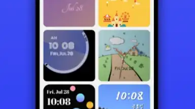 Captura de tela de Samsung Watch ClockFace 1