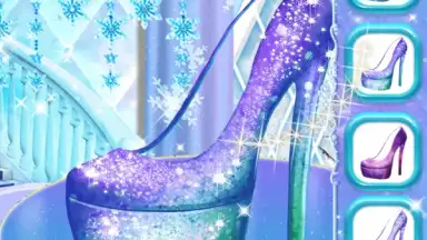 Captura de tela de Ice Queen Makeup Dress Up 2