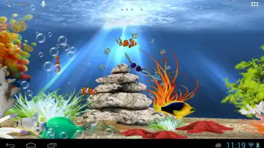Captura de tela de Tropical aquarium 4