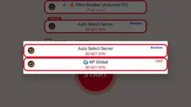 Captura de tela de BD NET VPN 7