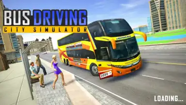 Captura de tela de New City Coach Bus Simulator Game 4
