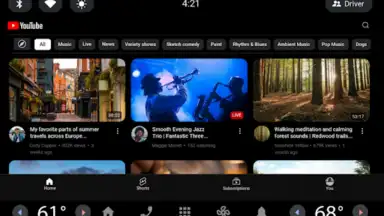 Captura de tela de YouTube (Android Auto) 8