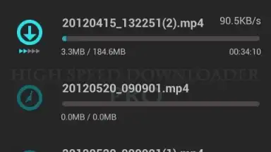 Captura de tela de VA High Speed Downloader 5