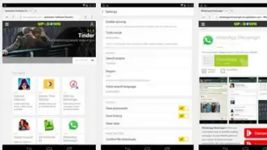 Captura de tela de Yandex Browser Lite 3