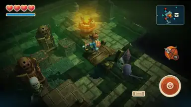 Captura de tela de Oceanhorn 4