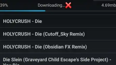 Captura de tela de Free Mp3 Downloads 2