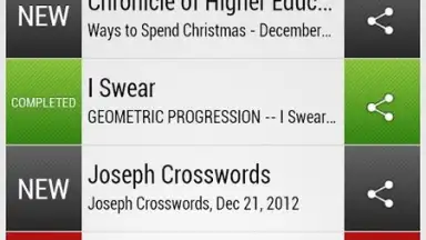 Captura de tela de Crossword Puzzle 11