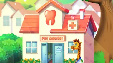 Captura de tela de Pet Doctor Kids Dentist Game 1