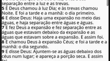 Captura de tela de Bíblia Sagrada 1