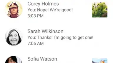 Captura de tela de Google Messages 13