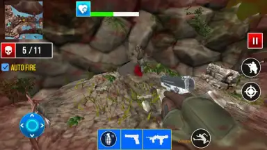 Captura de tela de Real Commando free shooting games 9