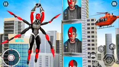 Captura de tela de Black Spider Rope Superhero 12