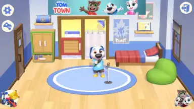 Captura de tela de Talking Tom Town 3
