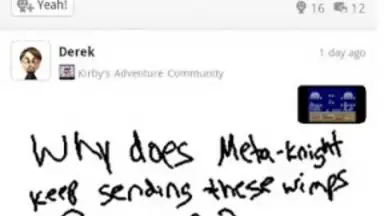 Captura de tela de Miiverse Mobile 2