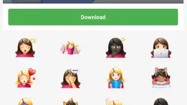 Captura de tela de Facemoji Emoji Keyboard Pro 7