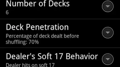 Captura de tela de Advantage Blackjack 2