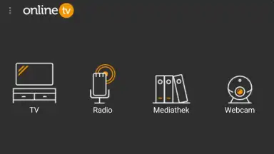 Captura de tela de onlineTV 1