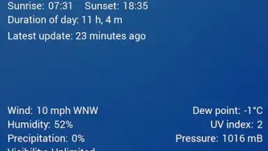 Captura de tela de Digital Clock & World Weather 5