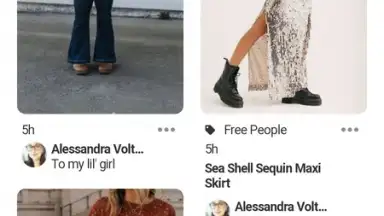 Captura de tela de Pinterest Lite 4
