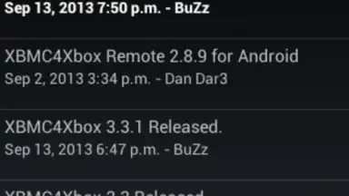 Captura de tela de XBMC4Xbox Remote 7