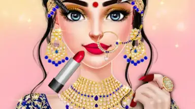 Captura de tela de Indian Wedding Dress up games 16