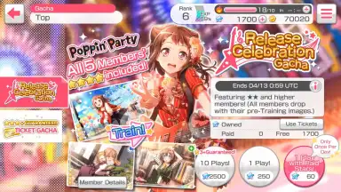 Captura de tela de BanG Dream! Girls Band Party! 5