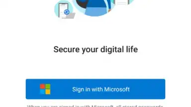 Captura de tela de Microsoft Authenticator 14