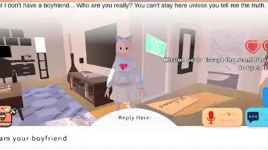 Captura de tela de Yandere AI Virtual Girlfriend 2