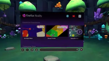 Captura de tela de Firefox Reality 4