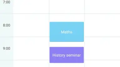 Captura de tela de Class Schedule 5