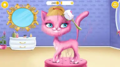 Captura de tela de Cat Hair Salon Birthday Party 11