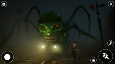 Captura de tela de Scary Spider Train Adventure 3