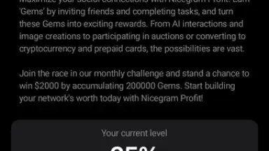 Captura de tela de Nicegram: Web3 for Telegram X 10