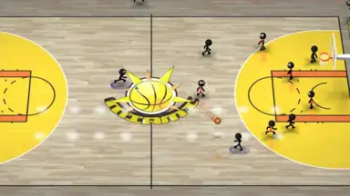 Captura de tela de Stickman Basketball 2