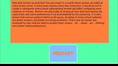 Captura de tela de Feminist Dev Game 2